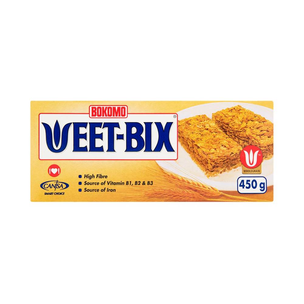 Bokomo Weet-Bix Wholegrain Wheat Biscuits 450g